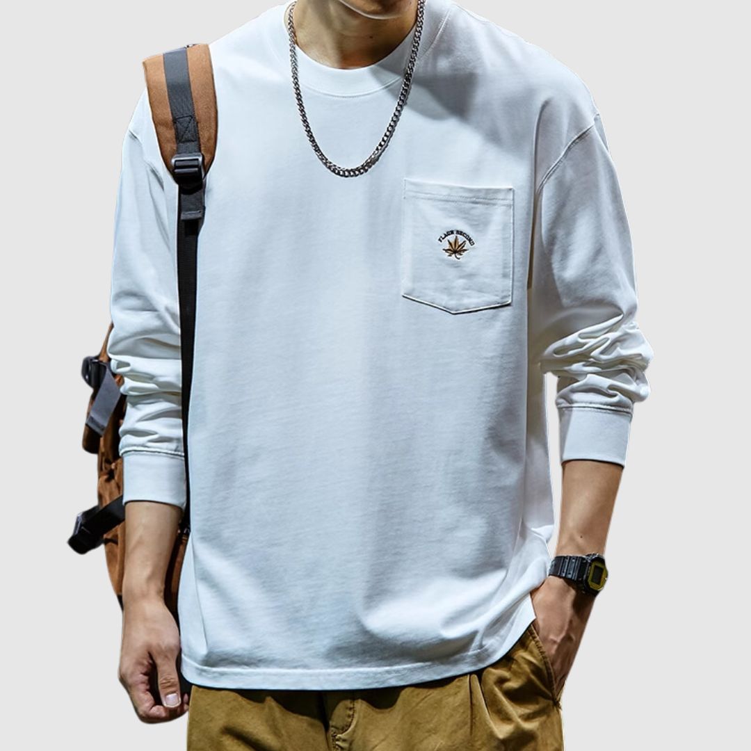 Long-Sleeve Cotton T-Shirt HL1943