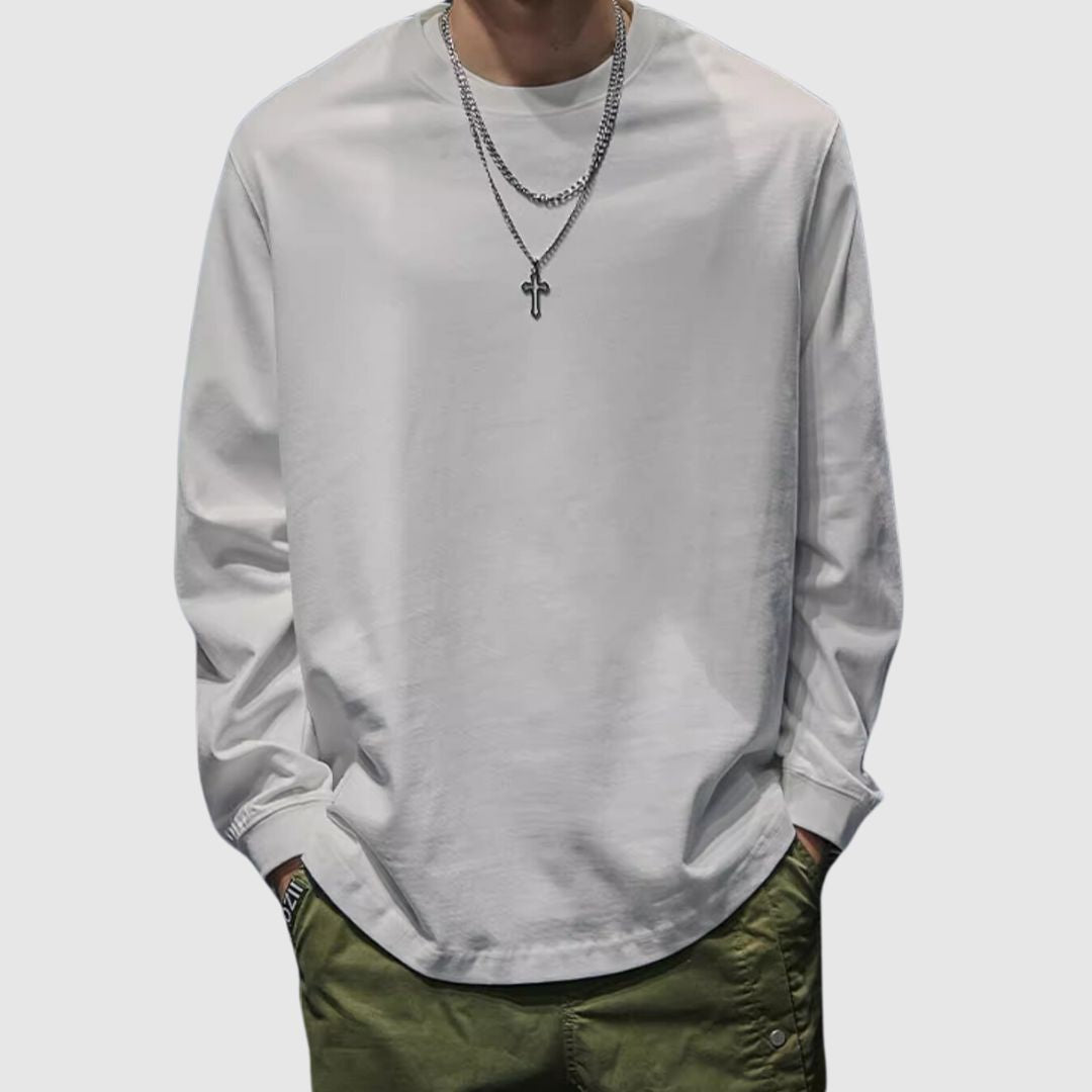 ラウンドネックシンプルTシャツ HL1944
