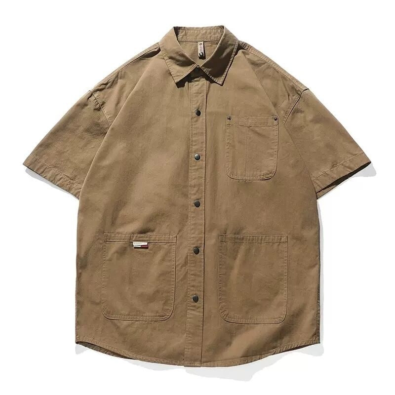 Retro Casual Work Shirt HL2031