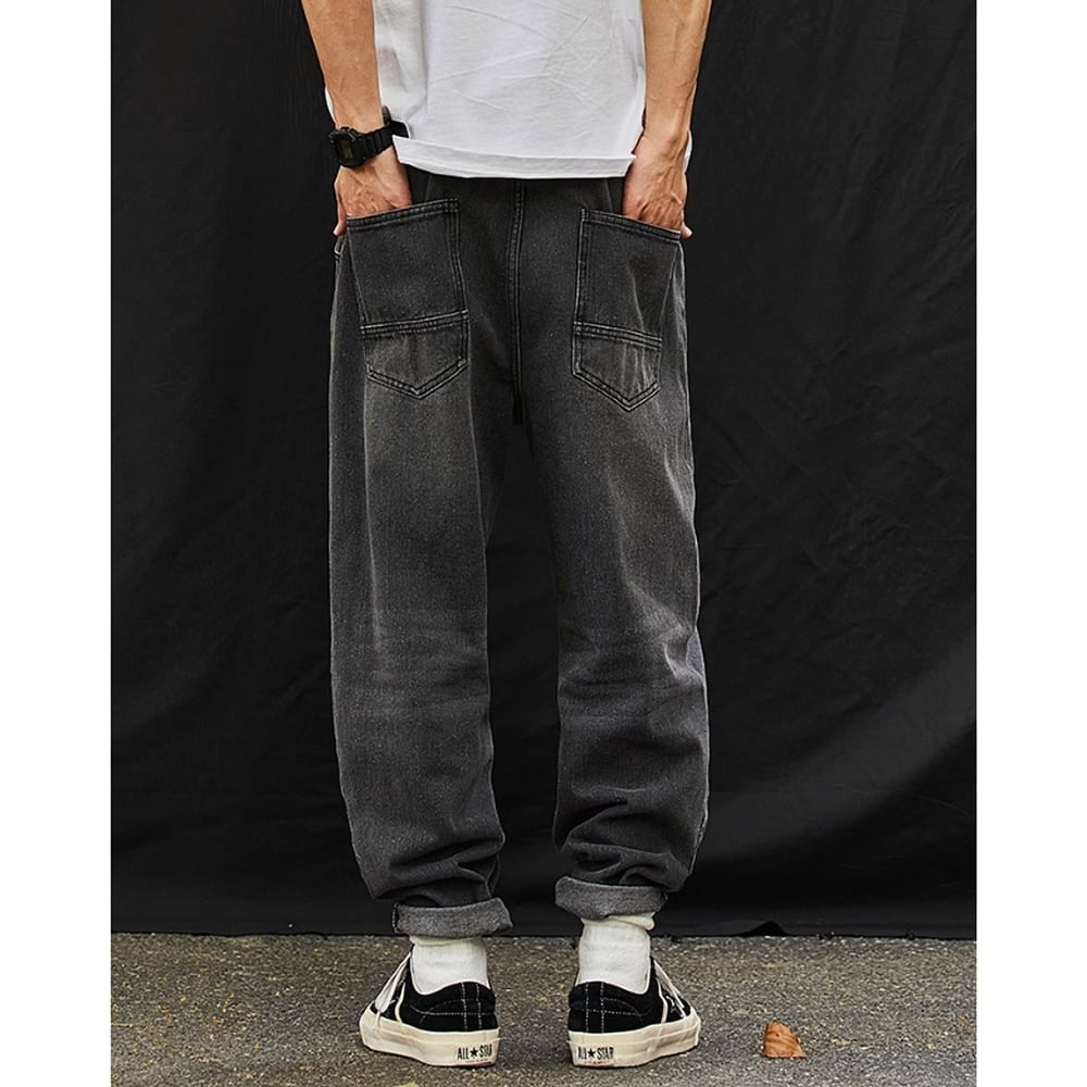 Casual straight denim jeans HL2391