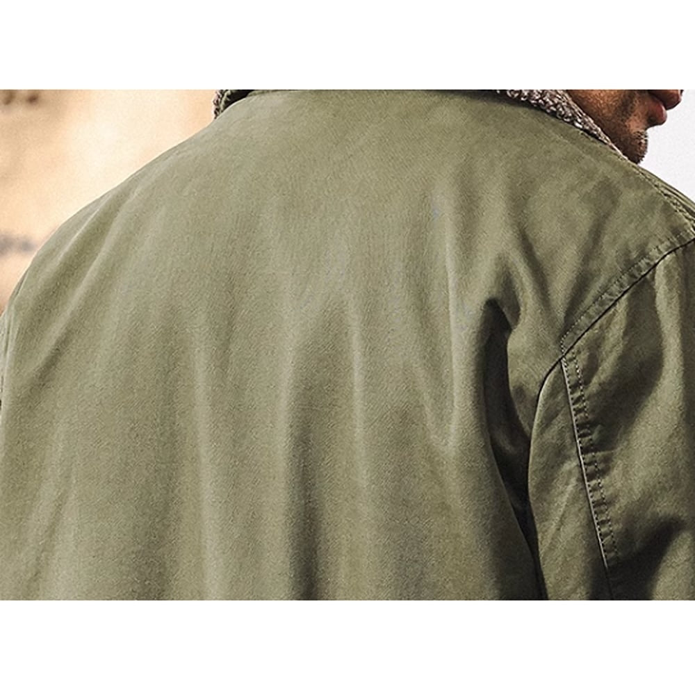 Back boa zip up jacket HL2406
