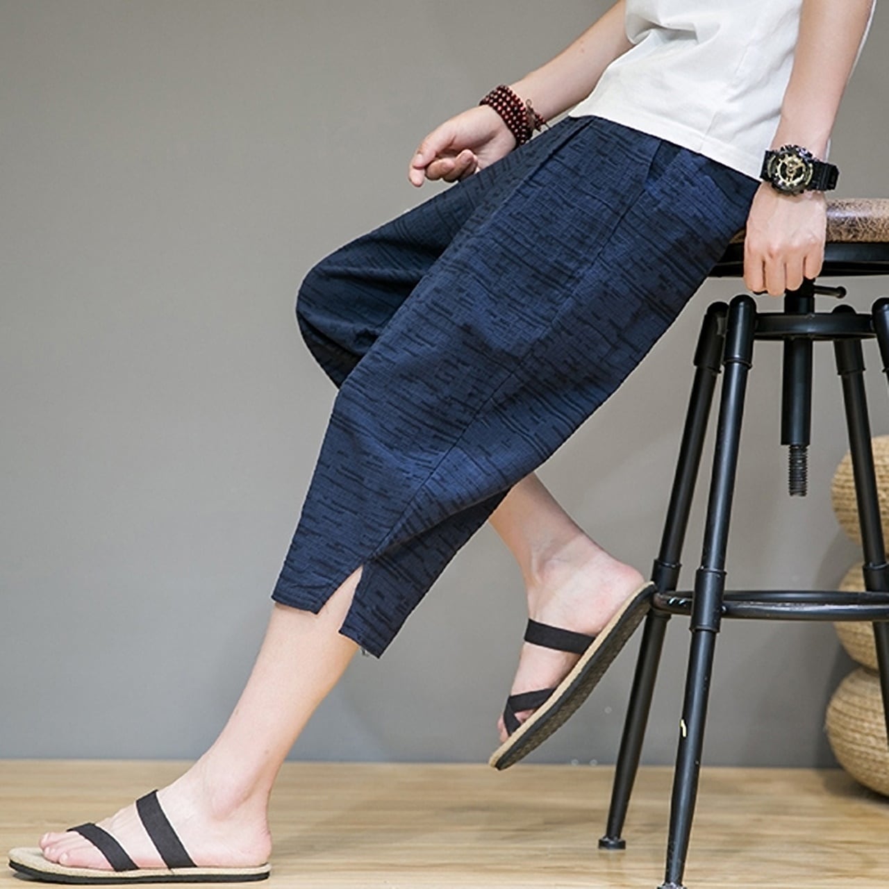 クロップド丈リラックスパンツ HL1751
