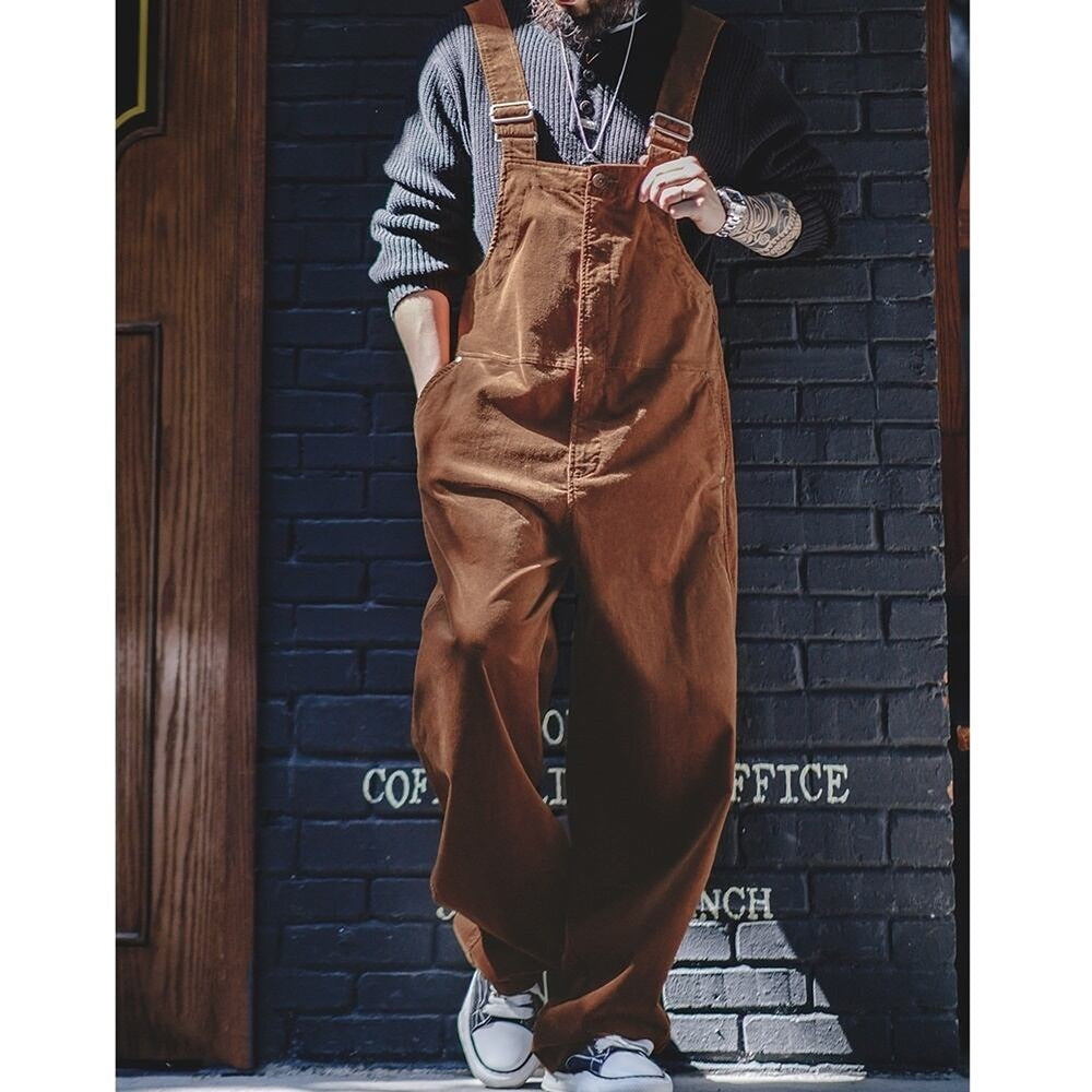 Corduroy overalls HL2446