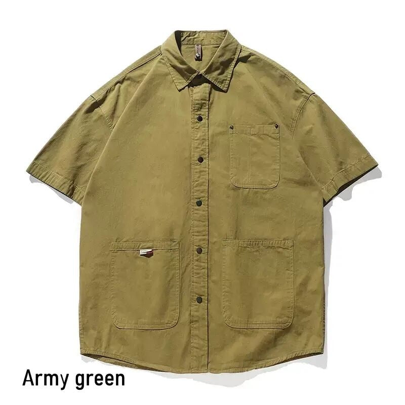 Retro Casual Work Shirt HL2031