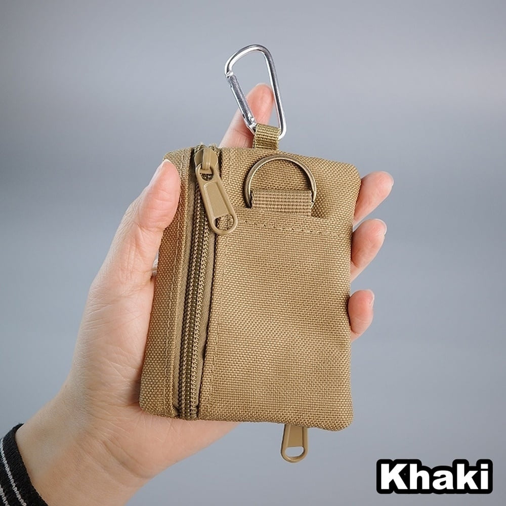 Coin case with carabiner HL2330