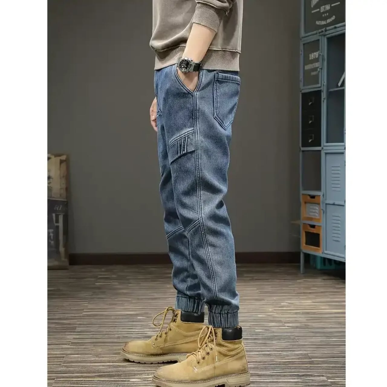 デニムジョガーパンツ HL1837