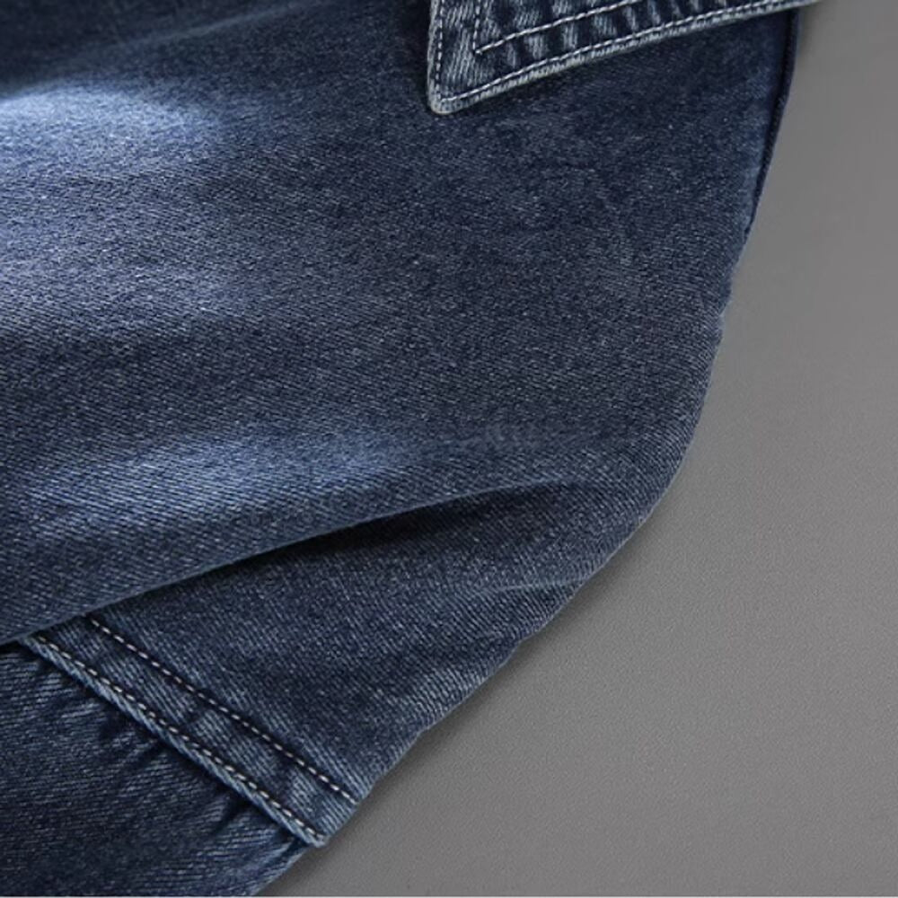 Fleece denim shirt HL2345