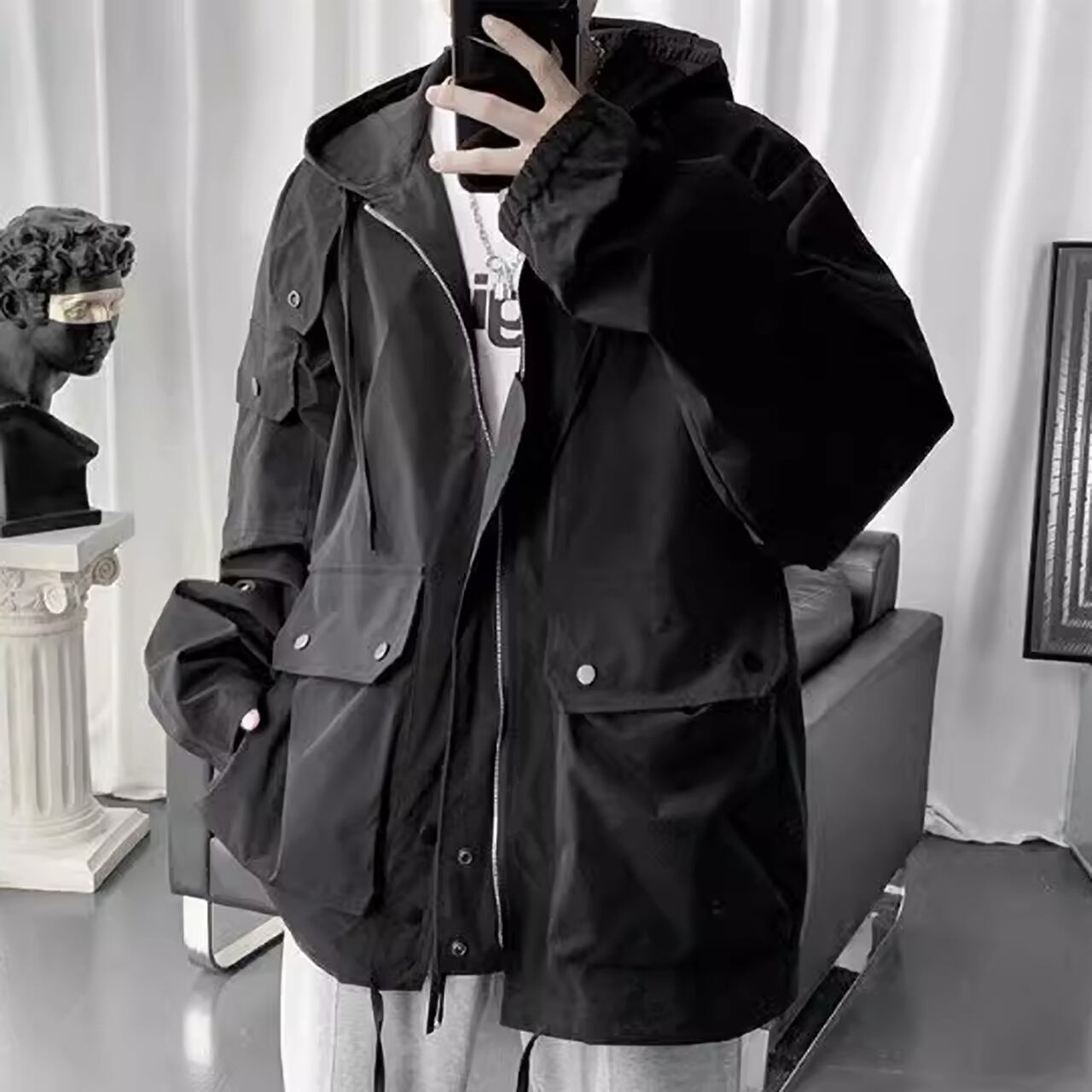 Casual hoodie jacket HL1856
