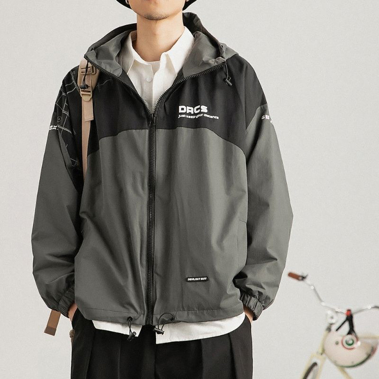 투톤 컬러 재킷 HL1197