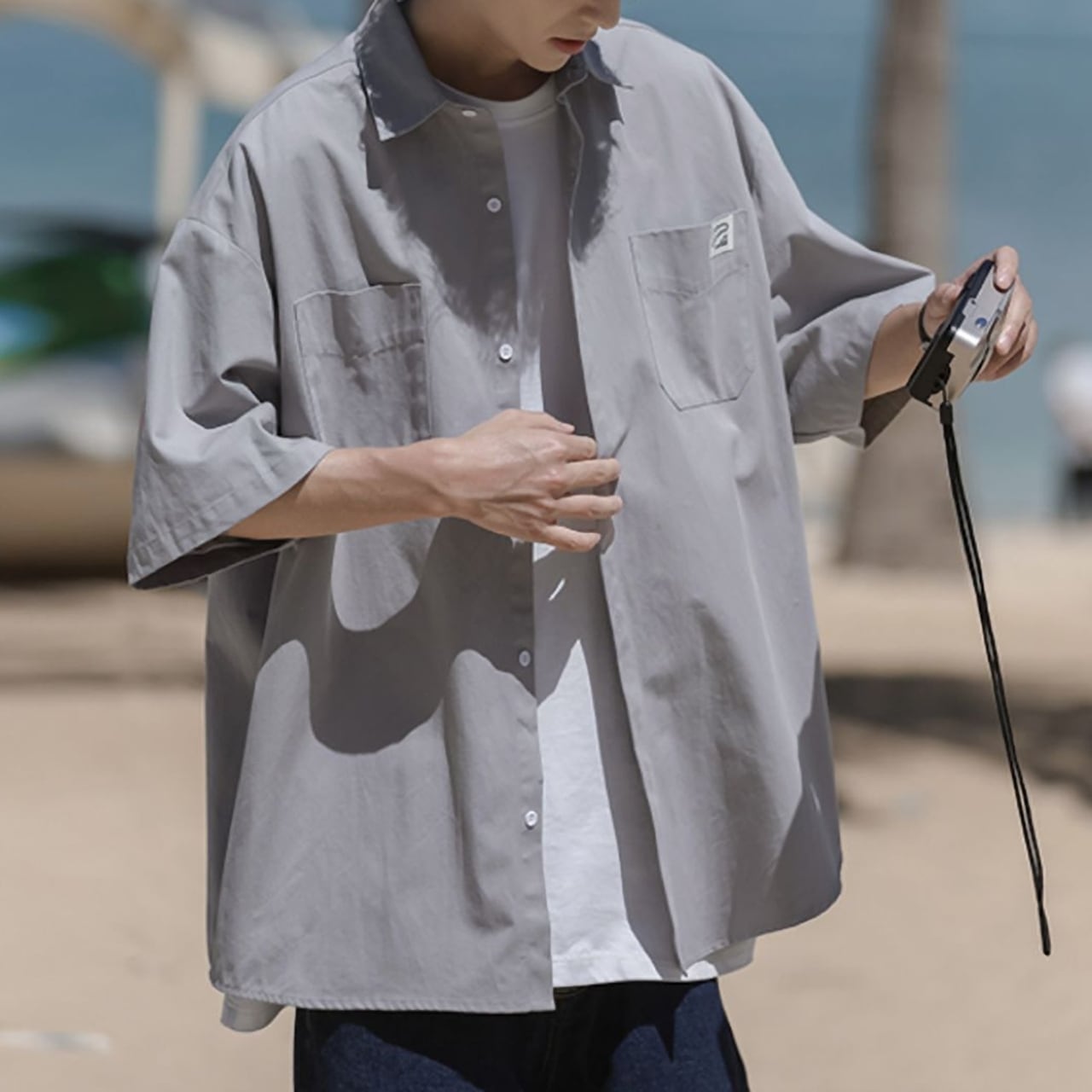 Half-Sleeve Casual Shirt HL1676