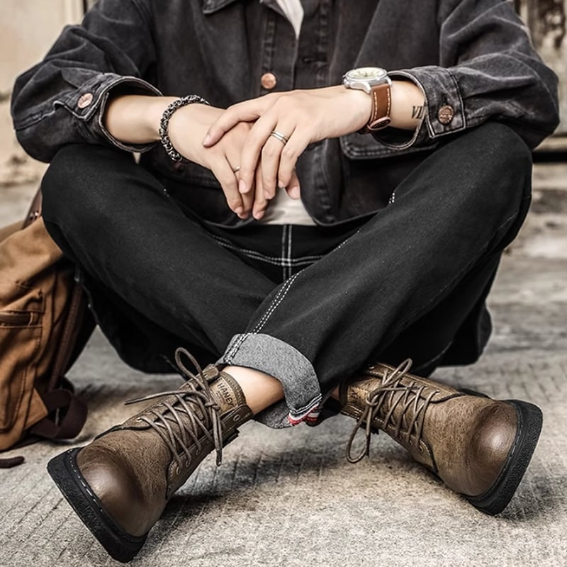 Lace up boots HL2228