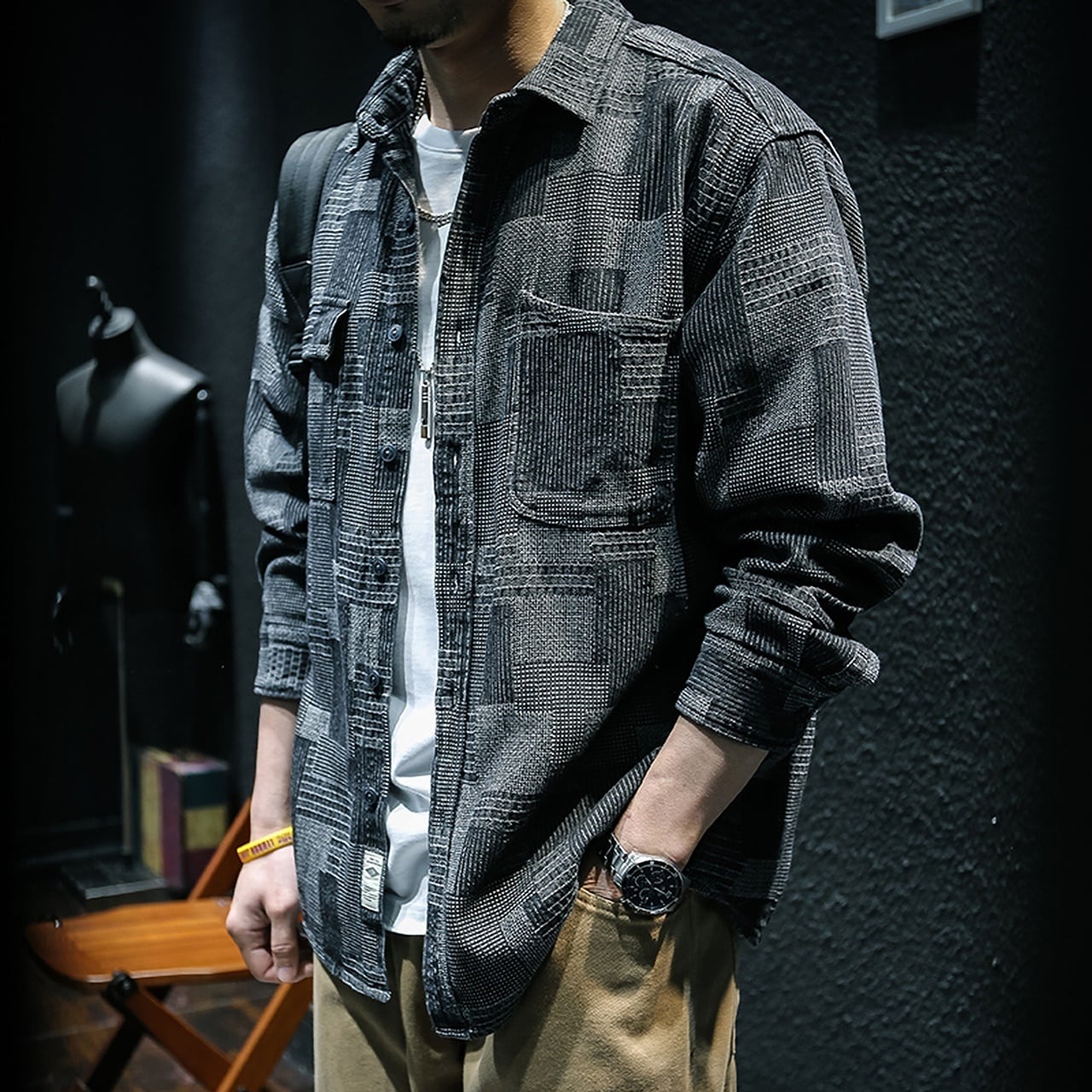 Casual denim shirt HL1778