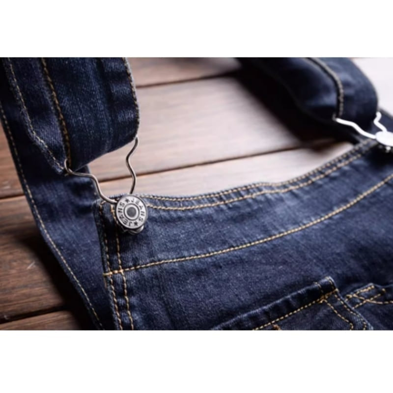 Denim Half Overalls HL2045