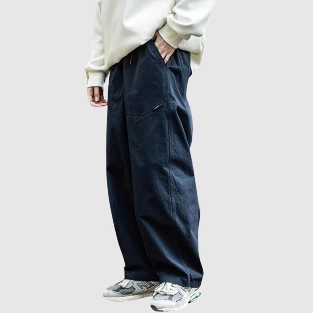 Loose casual straight pants HL2193