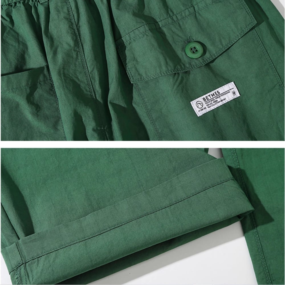 Loose straight pants HL2395