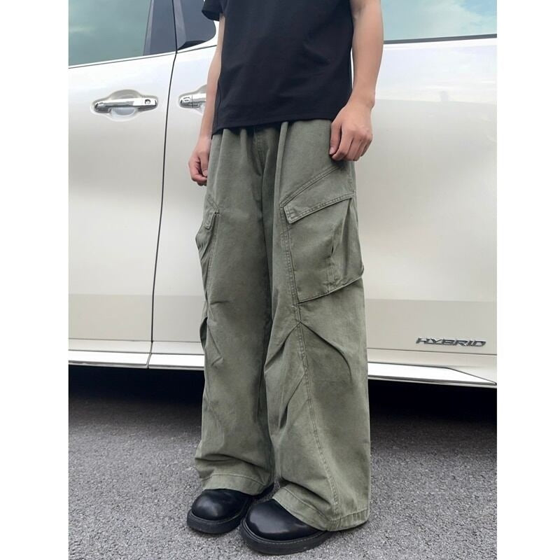 Side pocket cargo pants HL2196