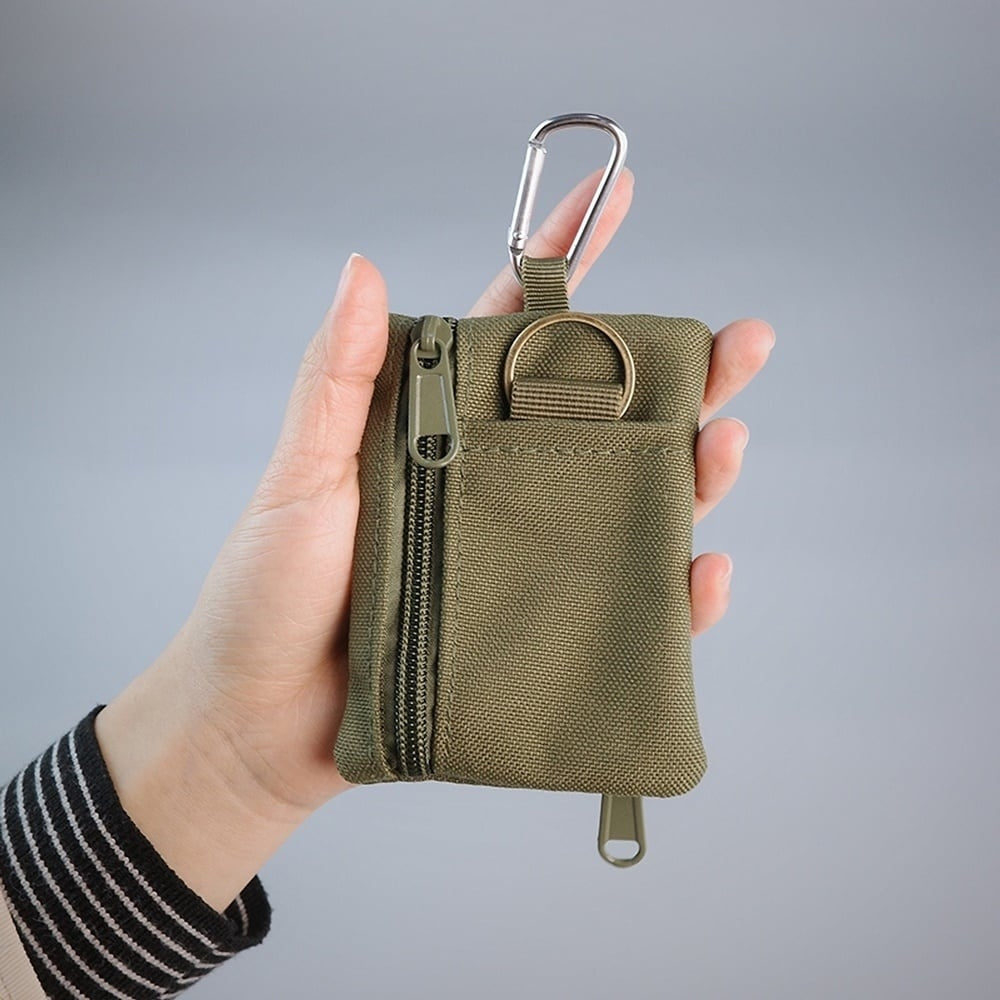 Coin case with carabiner HL2330