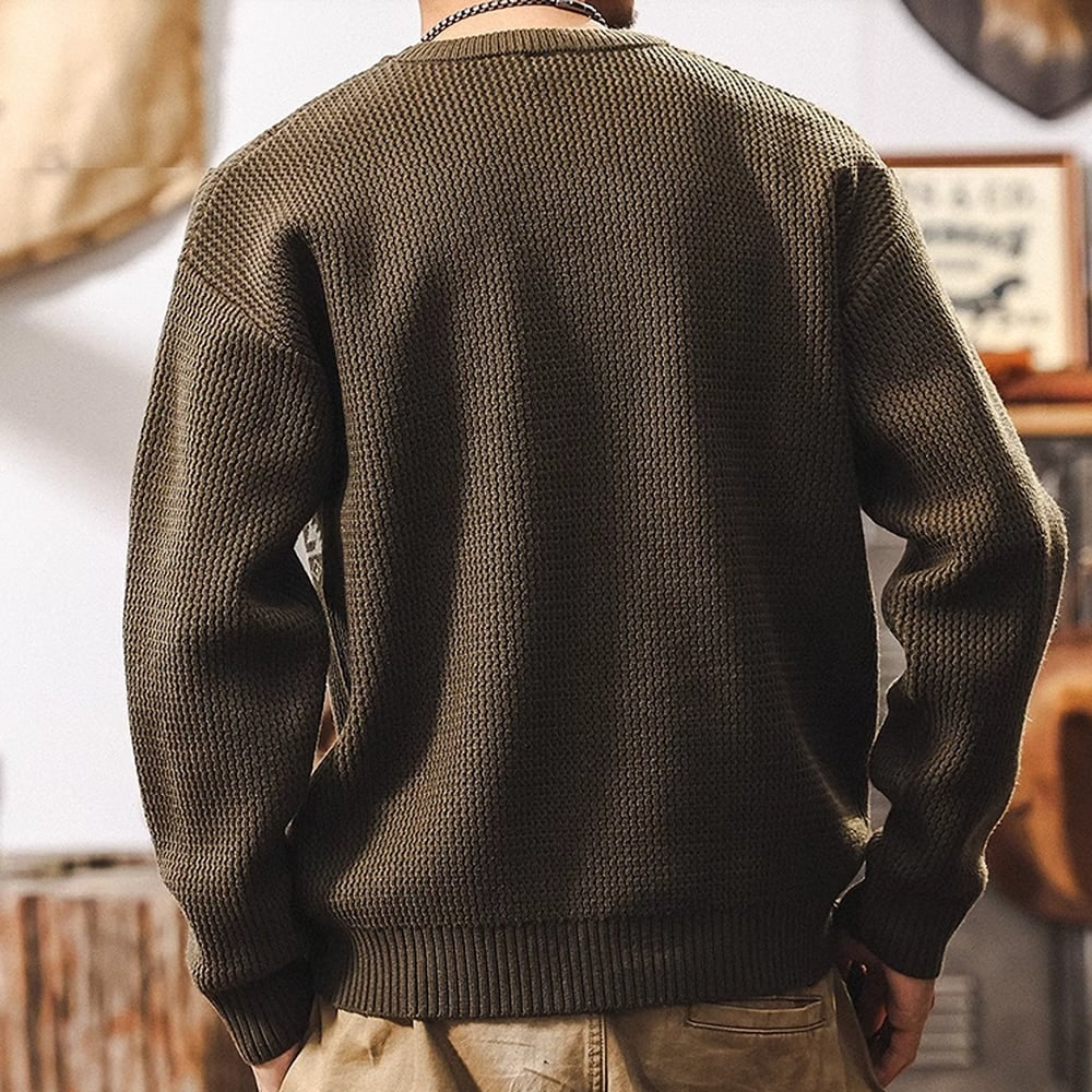 Native pattern sweater HL2401
