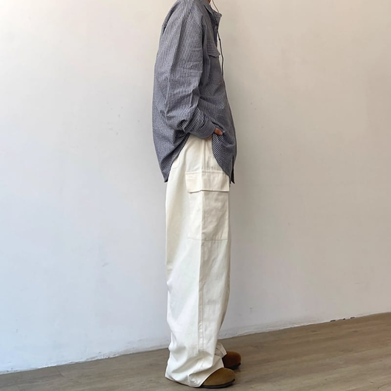 Loose straight pants HL2198
