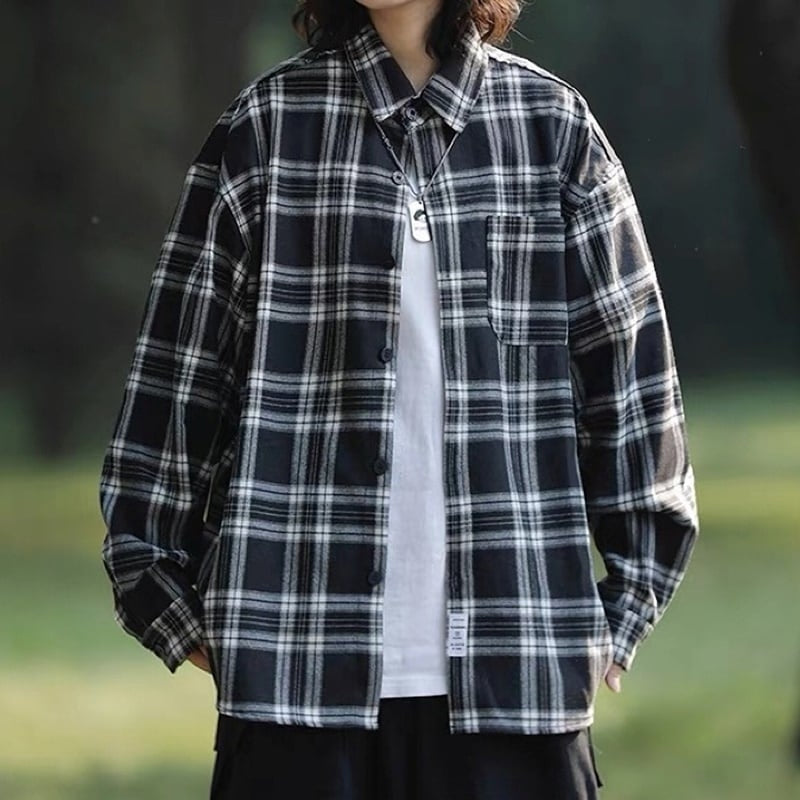 Retro check shirt HL2199