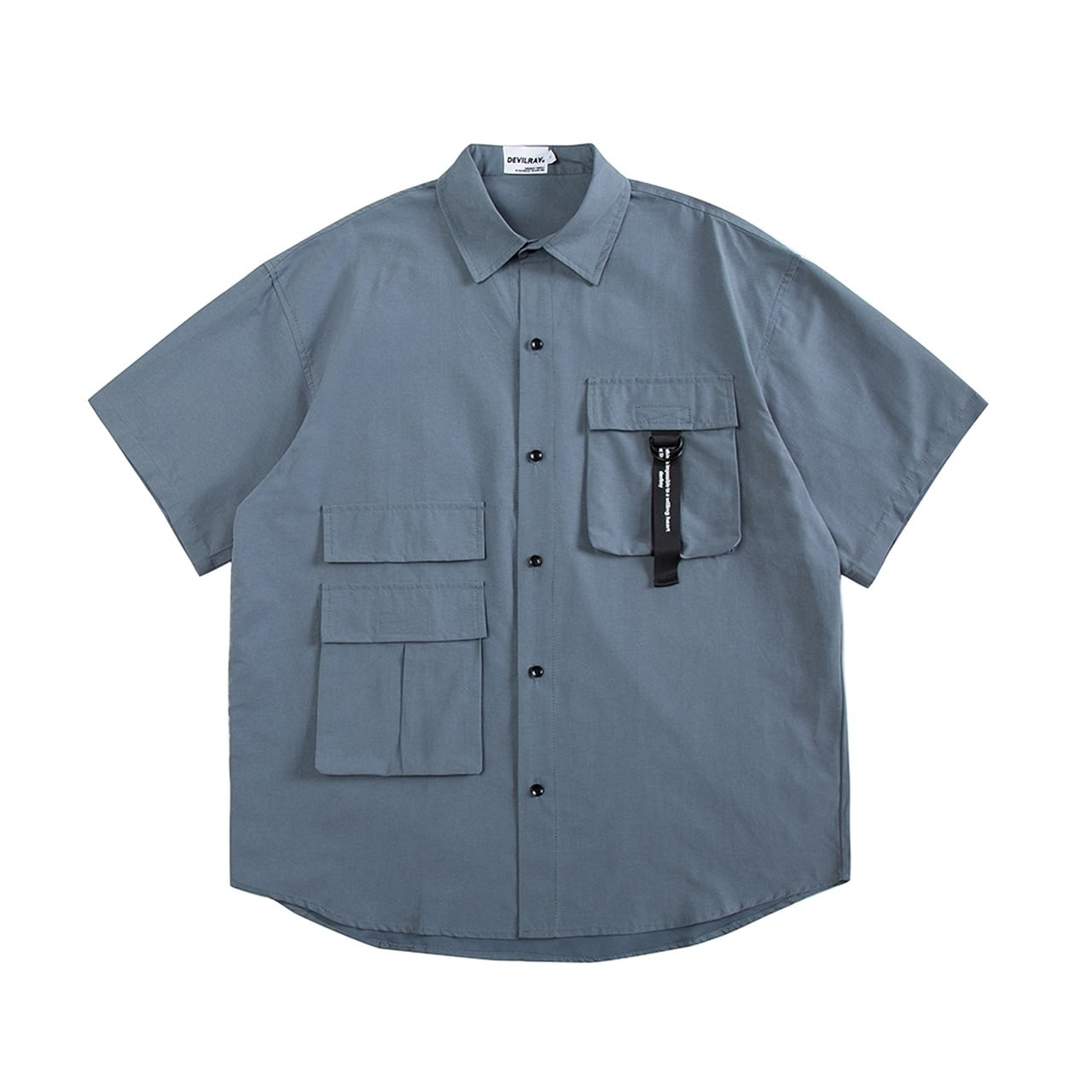 Multi-Pocket Short-Sleeve Shirt HL1608