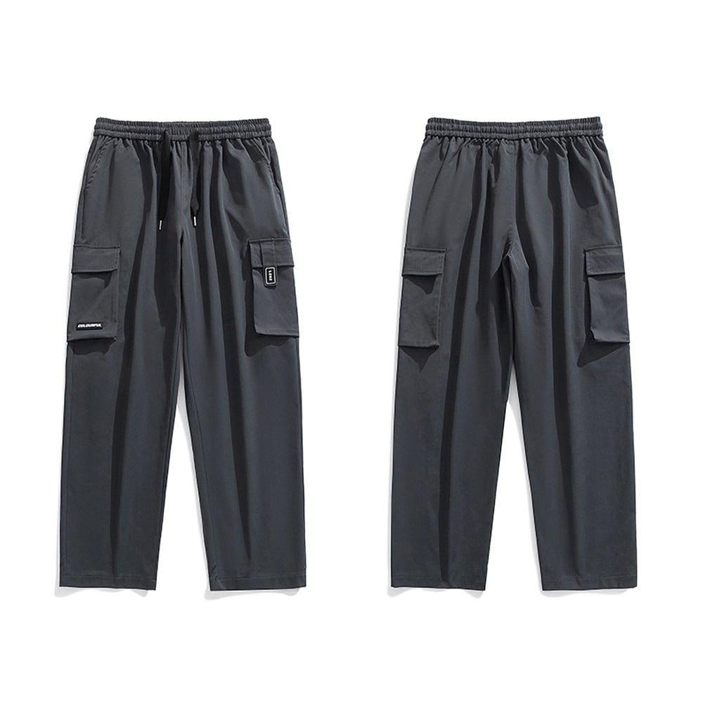 Multi-pocket wide pants HL2297