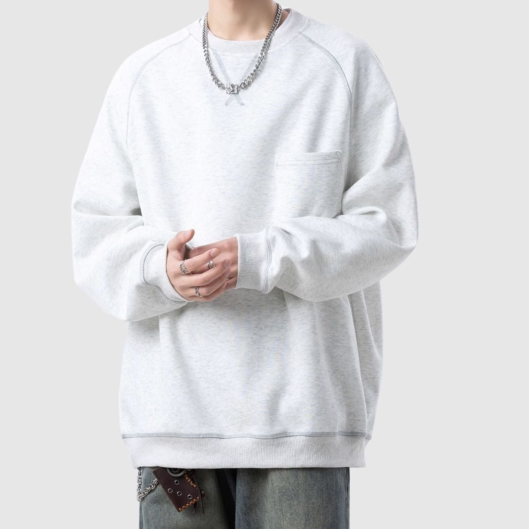 Round neck sweatshirt H2404