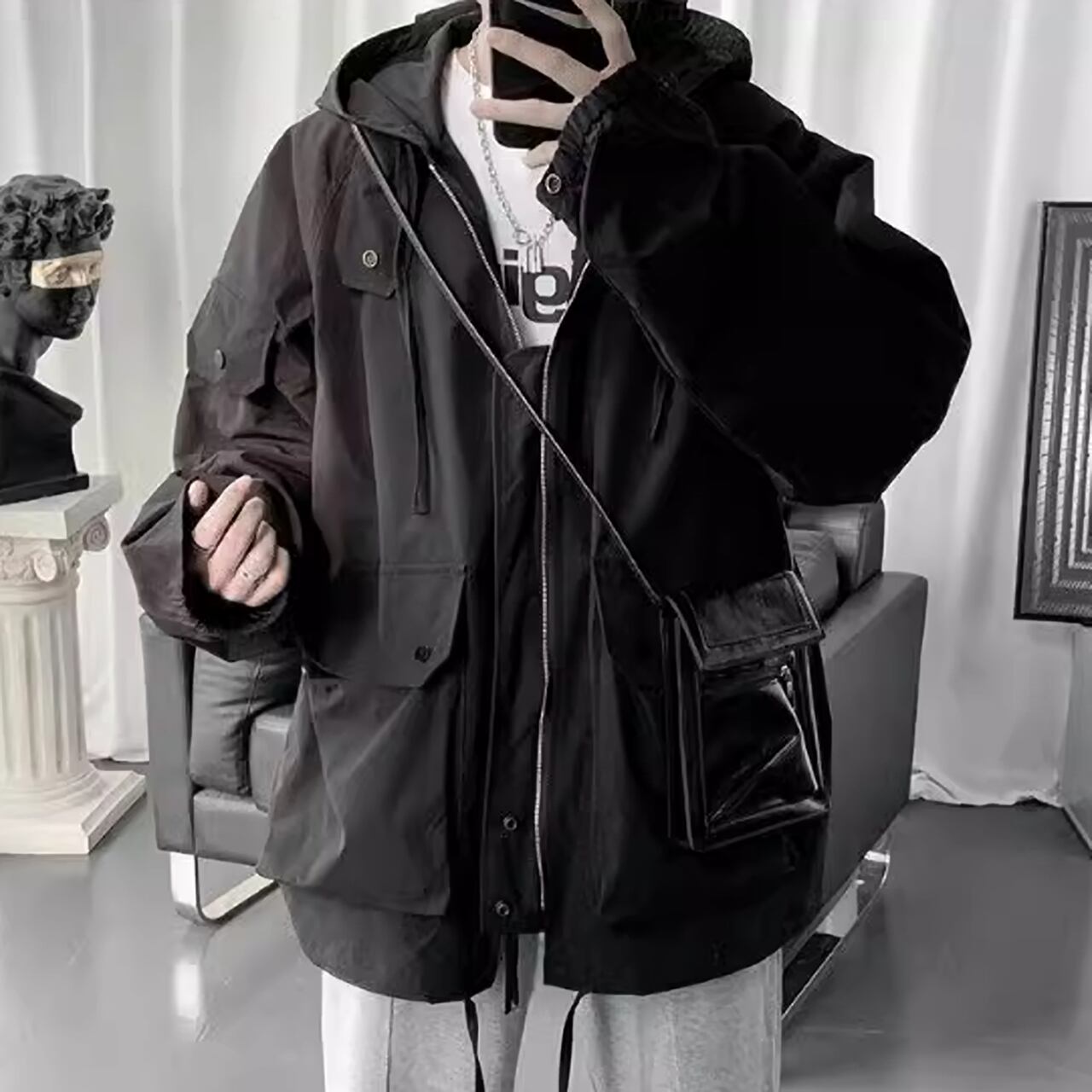Casual hoodie jacket HL1856