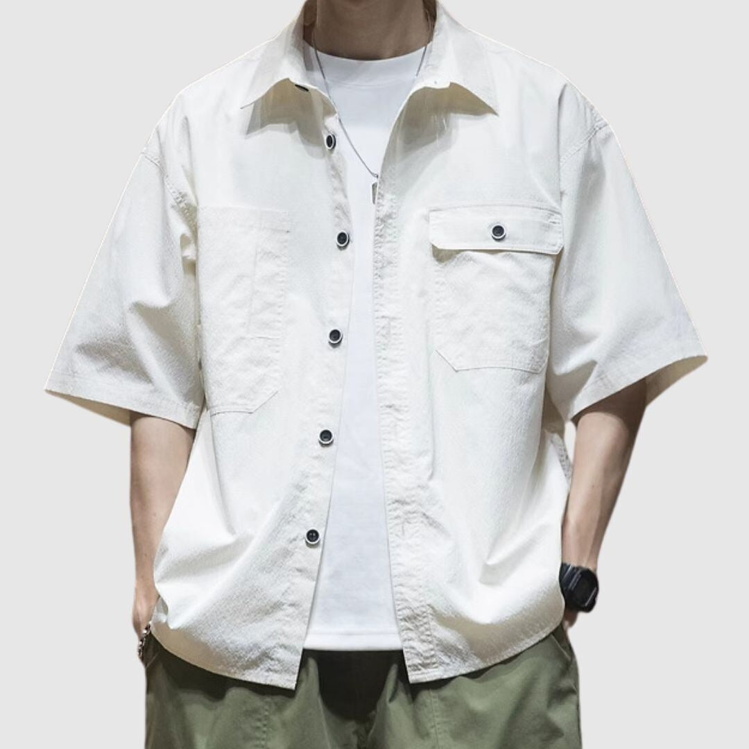 Half Sleeve Natural Shirt HL2040