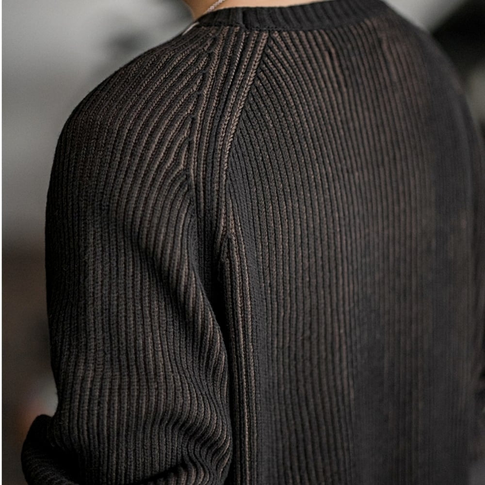 Striped knit tops HL2405