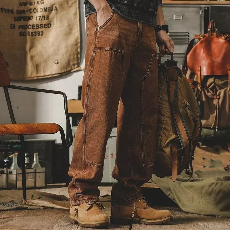 Casual colored denim jeans HL1881
