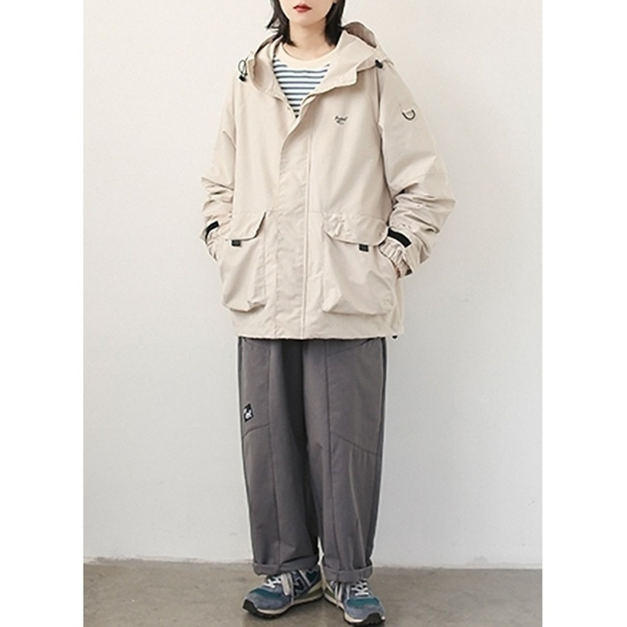 Multi-pocket mountain parka HL1524