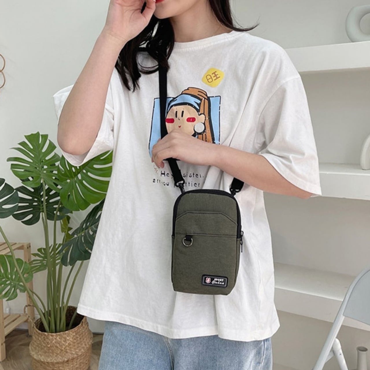 シンプルメッセンジャーバッグ HL1711