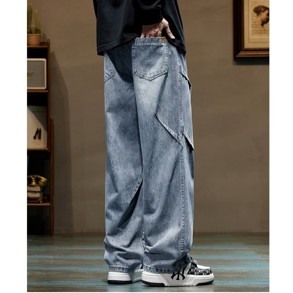 Straight casual denim jeans HL2358