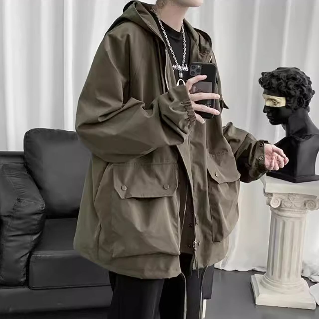 Casual hoodie jacket HL1856