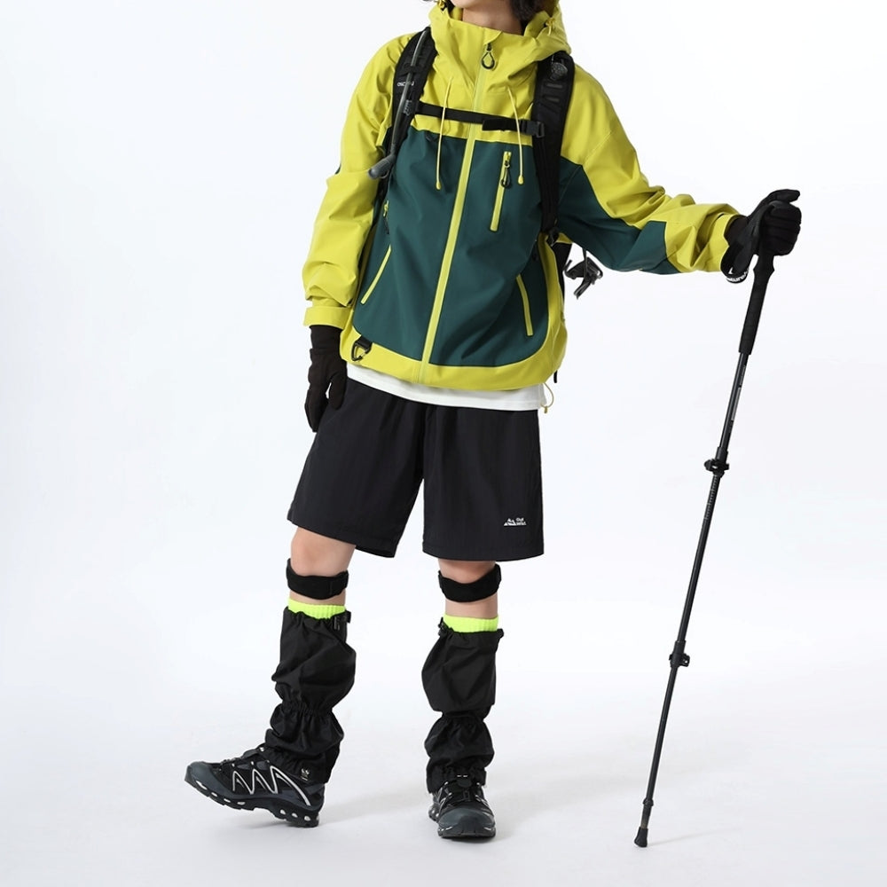 Contrast color mountain jacket HS1023