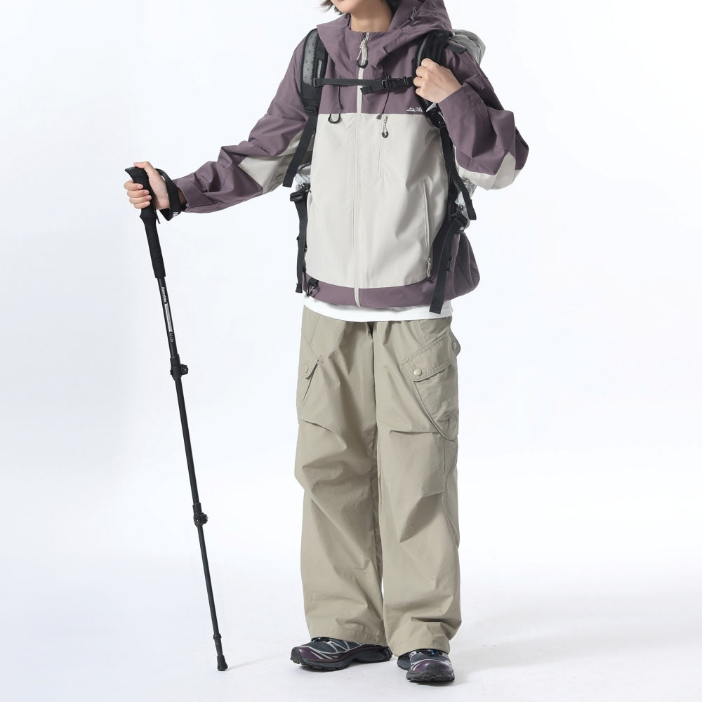 Contrast color mountain jacket HS1023