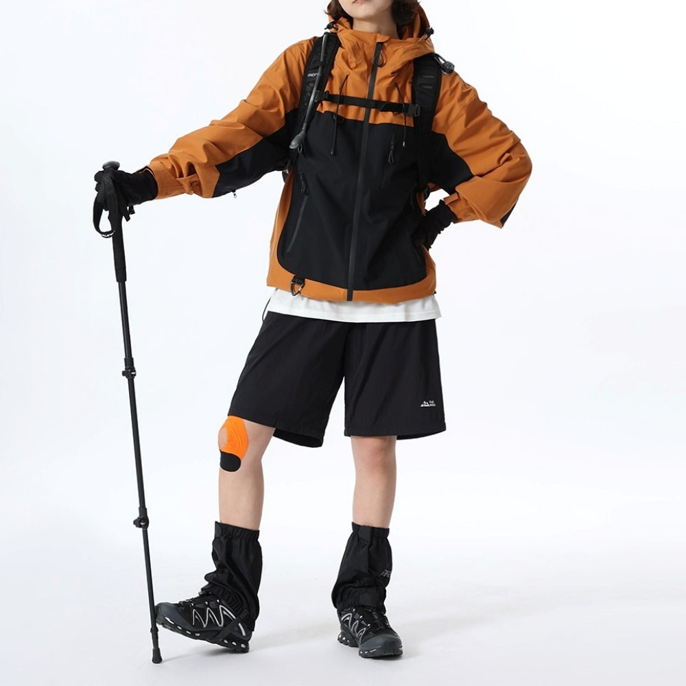 Contrast color mountain jacket HS1023
