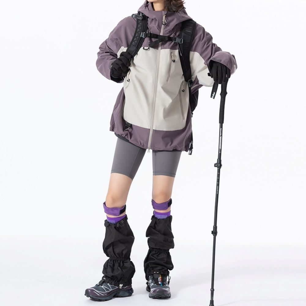 Contrast color mountain jacket HS1023