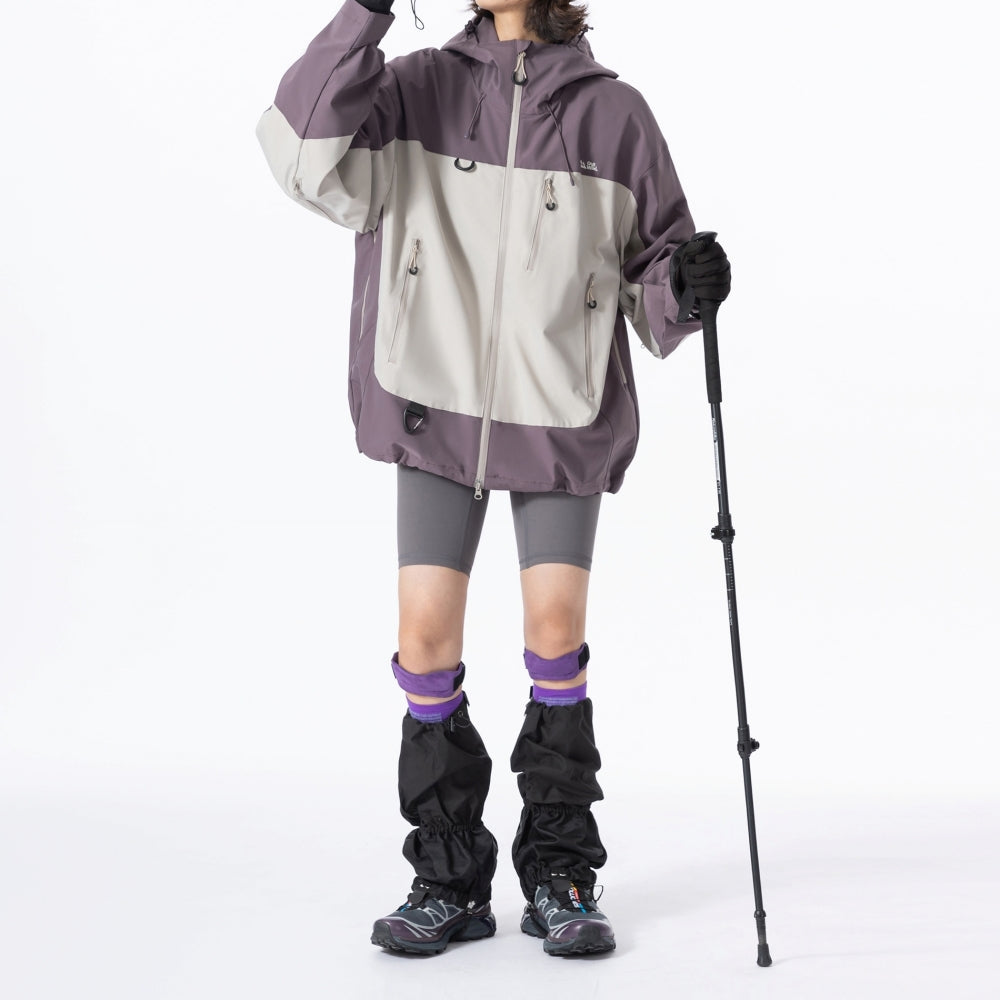 Contrast color mountain jacket HS1023