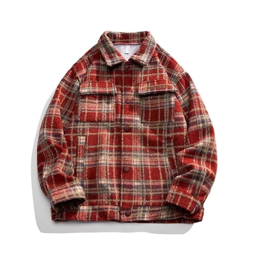 Retro check jacket HL2303