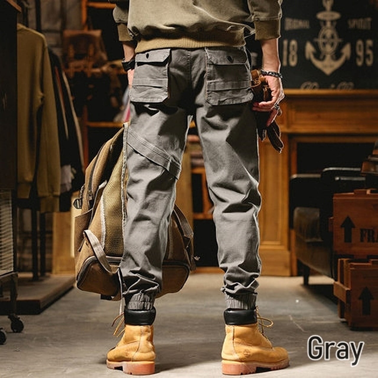 Contrast Color Jogger Pants HL1601