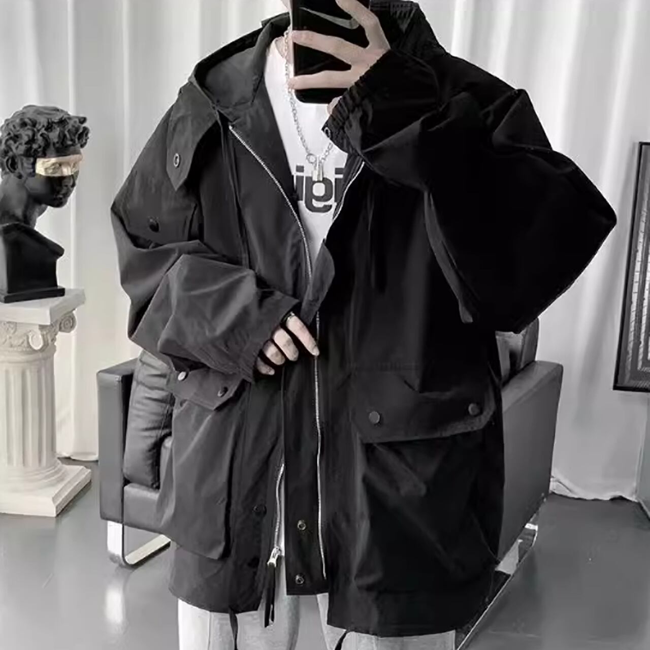 Casual hoodie jacket HL1856
