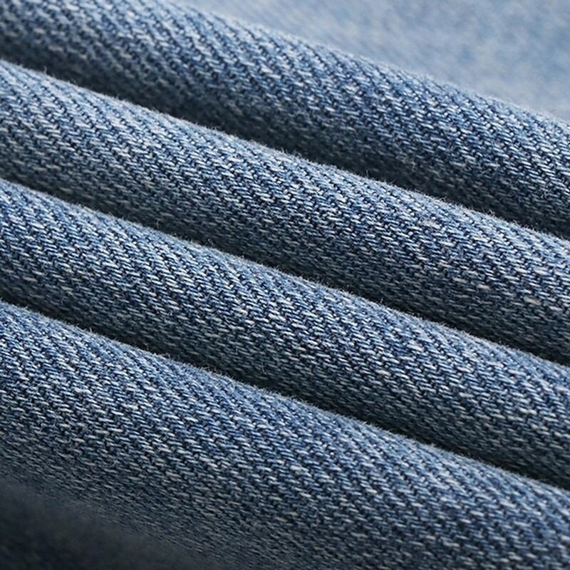 Cropped straight denim pants HL2211