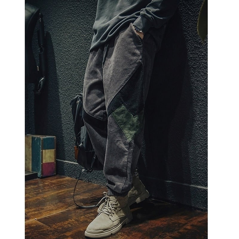 Corduroy casual pants HL2234