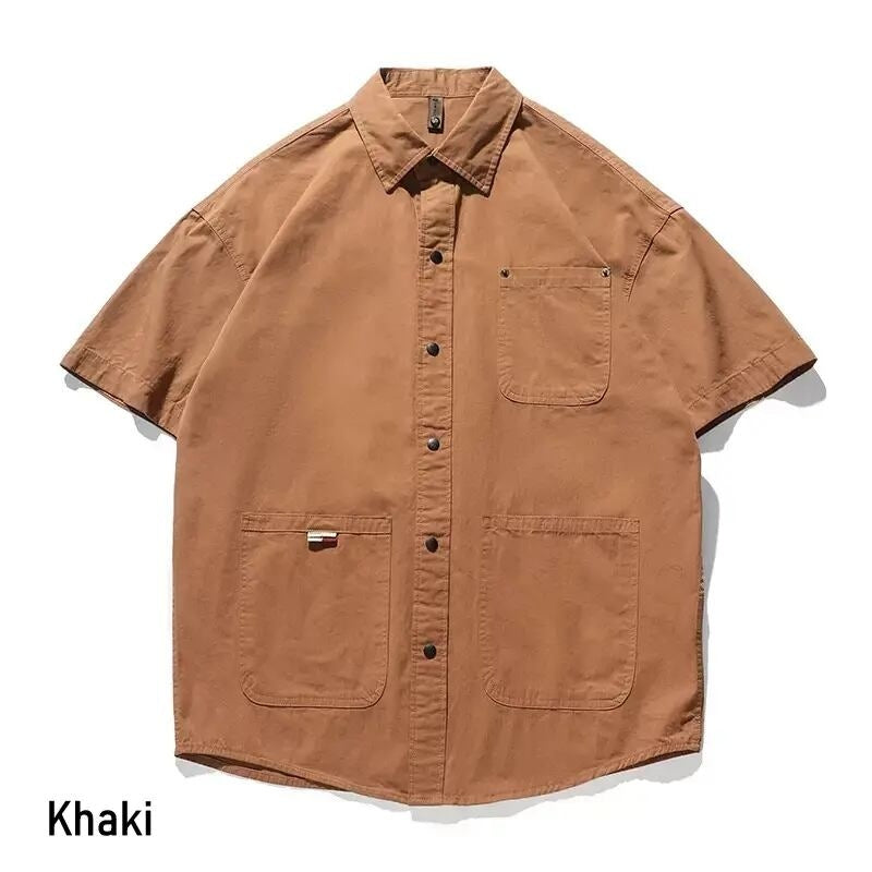 Retro Casual Work Shirt HL2031