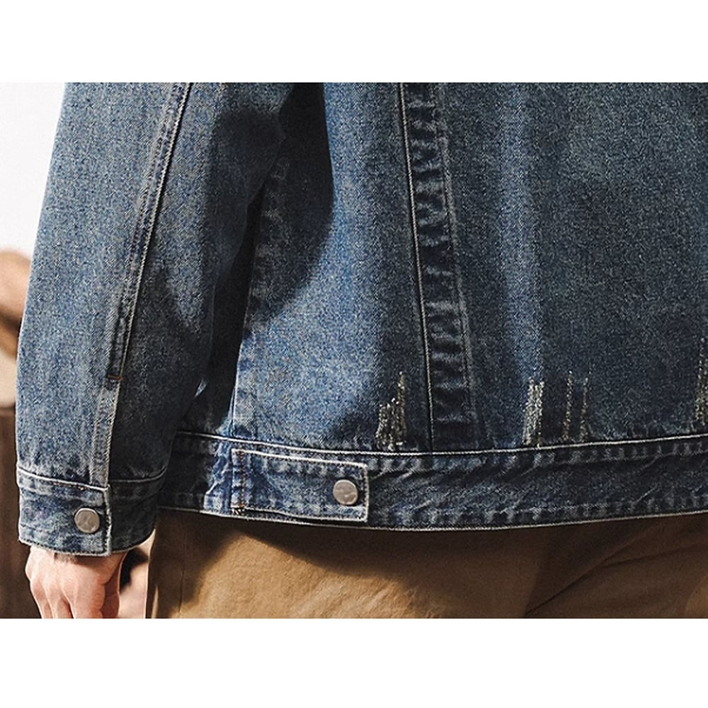 Washed denim jacket HL2407