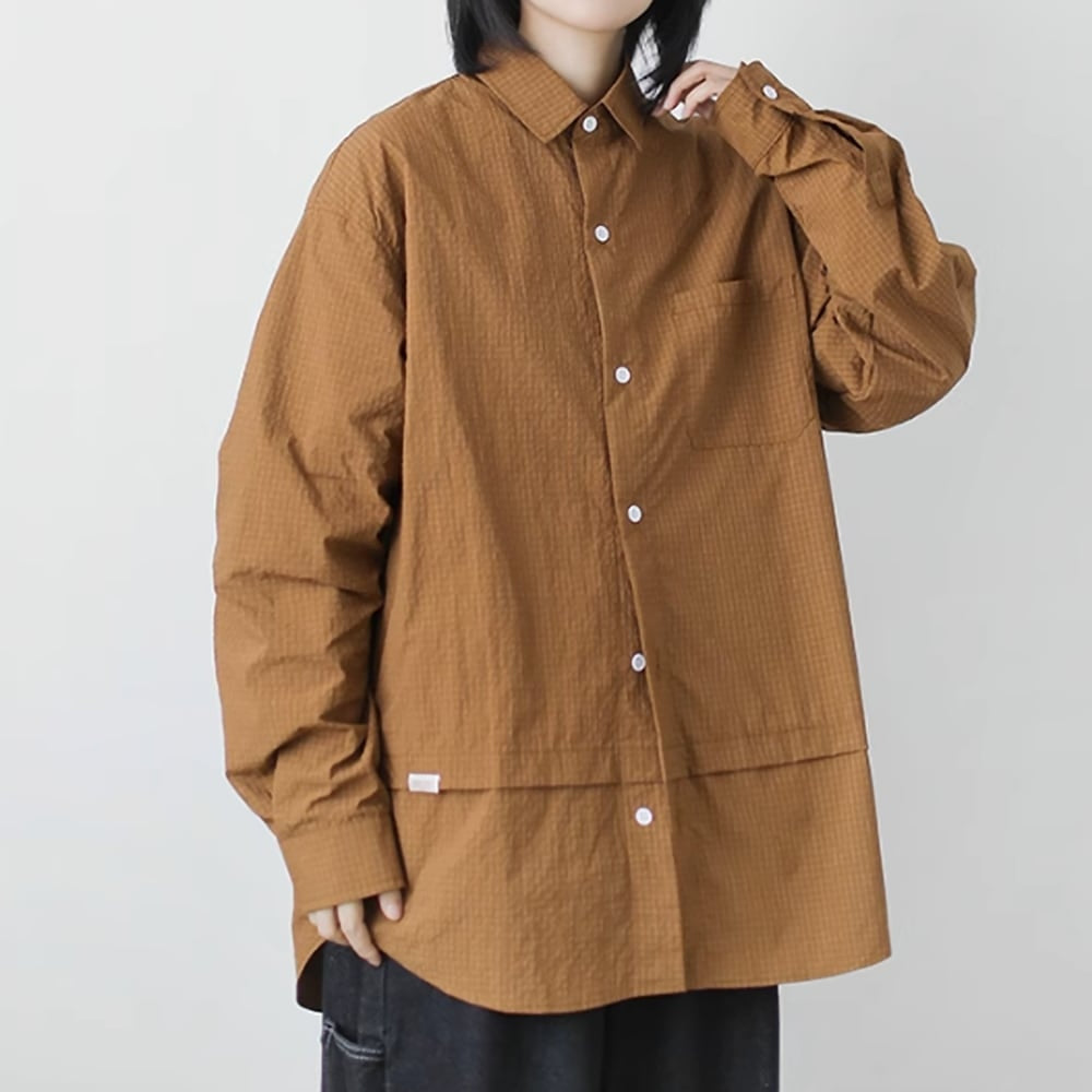 Check pattern shirt HL2385