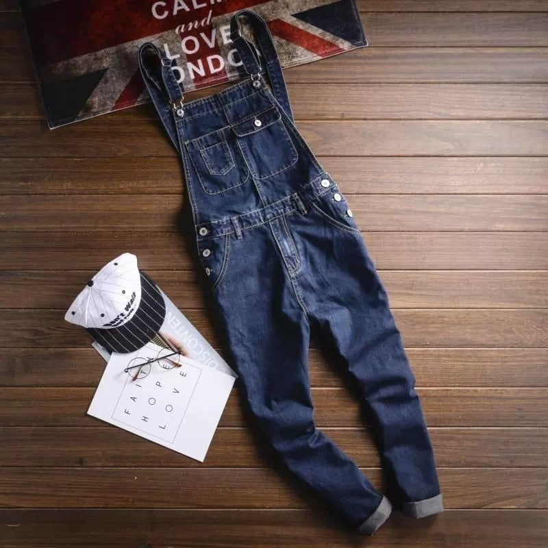 Retro Denim Overalls HL2044