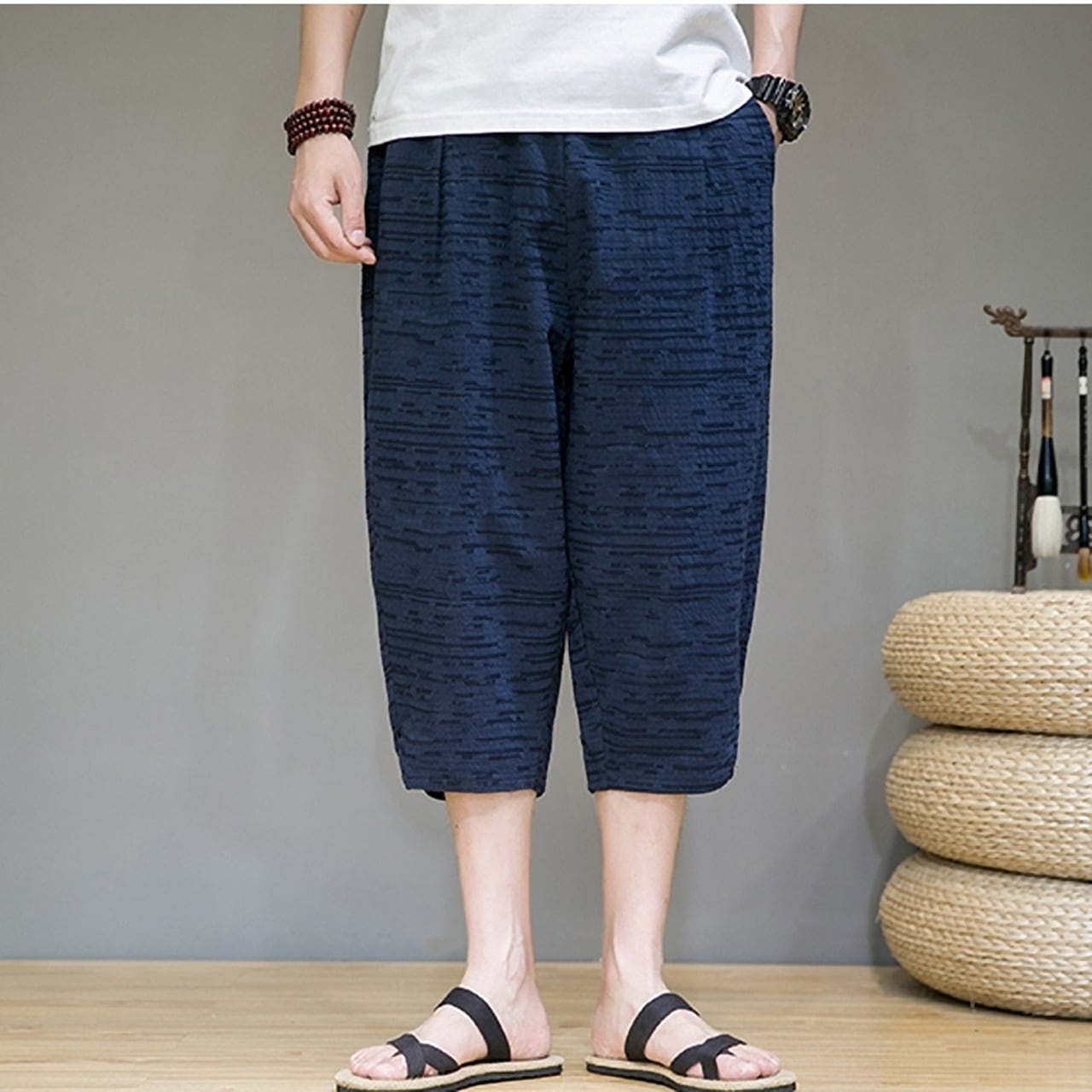 クロップド丈リラックスパンツ HL1751